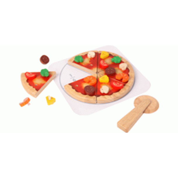 Yummy pizza af b�redygtigt tr�