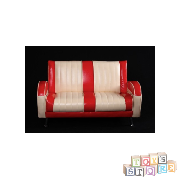 Mini Mercury sofa new ivory/rd - Toysstore