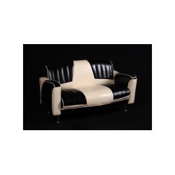 Mini Cadillac sofa New Ivory/sort 