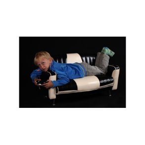 Mini Cadillac sofa New Ivory/sort 