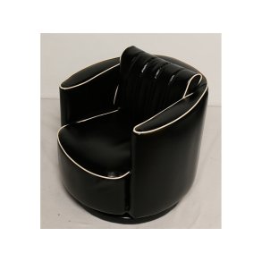 Mini Merry drejestol sort/new ivory - Toysstore