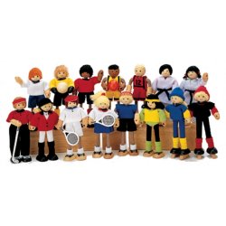 Sportdukker fodboldspilere 