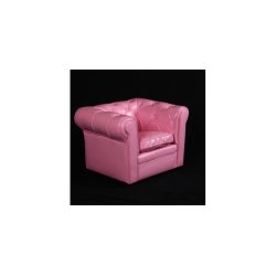 Chesterfield lyserd 1 person stol 